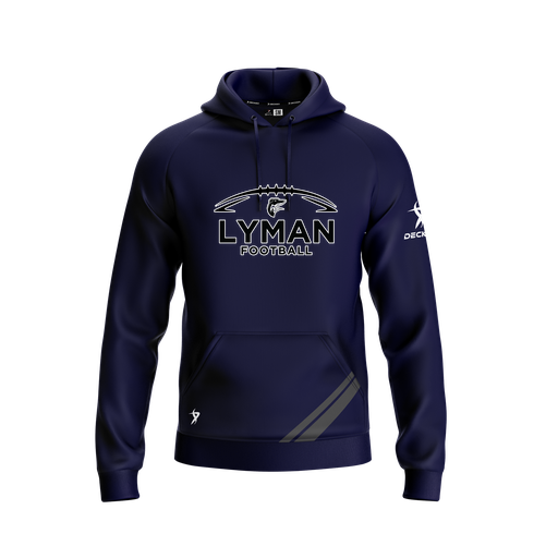 [FOLHSMNV-YXS-LOGO1] Decker Summit Hoodie (Youth XS, Navy, Logo 1)