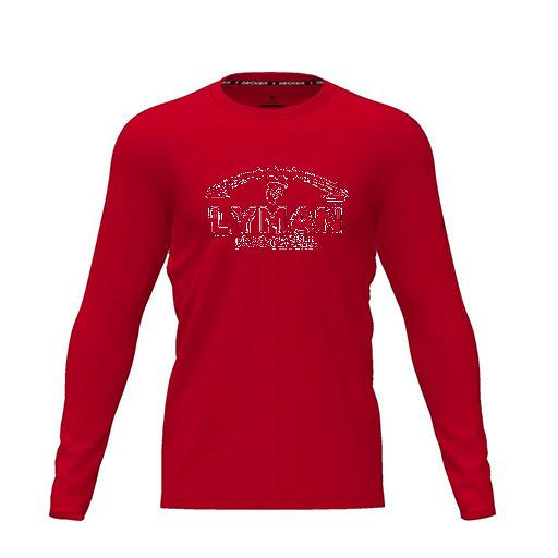 [FTLCDFRD-YXS-LOGO1] Dri Fit Performance T-Shirt (Youth XS, Red, Logo 1, Long Sleeve)