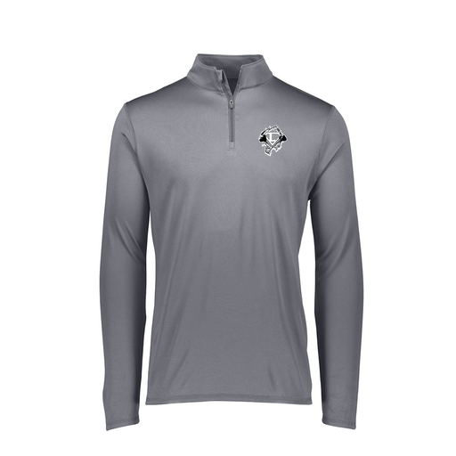[FTLQFLGY-FAXS-LOGO3] Decker Women's Flex-Lite 1/4 Zip Shirt (Female Adult XS, Gray, Logo 3)