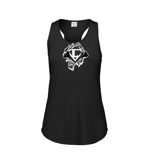 [3078.K94.S-LOGO3] Ladies Tri Blend Tank Top (Female Adult S, Black, Logo 3)