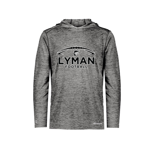 [FOLHCGBK-AS-LOGO1] Decker Men's Charge Hoodie (Adult S, Black, Logo 1)