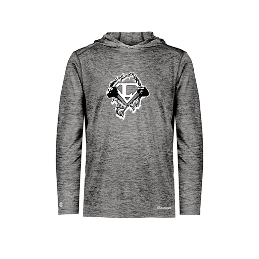 [FOLHCGBK-AS-LOGO3] Decker Men's Charge Hoodie (Adult S, Black, Logo 3)