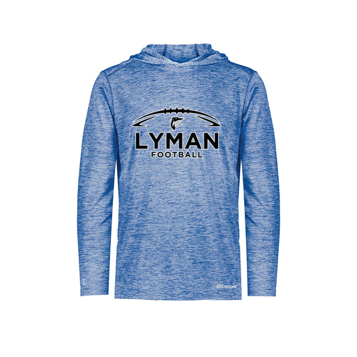 [FOLHCGRY-AS-LOGO1] Decker Men's Charge Hoodie (Adult S, Royal, Logo 1)