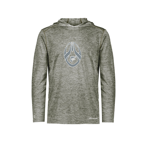 [FOLHCGGY-YS-LOGO2] Decker Youth Charge Hoodie (Youth S, Gray, Logo 2)